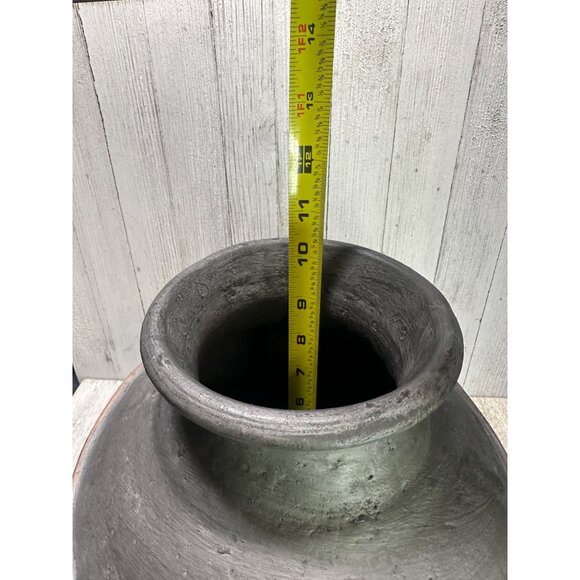 Vtg Colin Thorburn Raku Vase Vessel Signed British Studio Fish Art Decor Accent - Picture 8 of 9